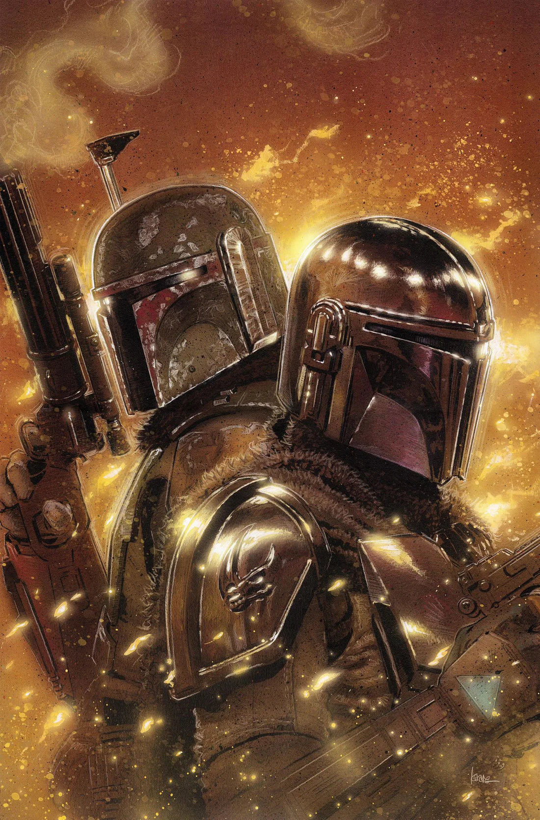 Star Wars: The Mandalorian Season 2 #6 Unknown Comics Kaare Andrews Virgin Variant