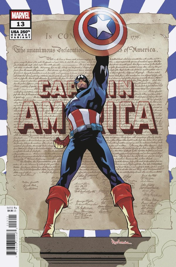 Captain America #13 - Rogê Antônio 250th Homage Variant