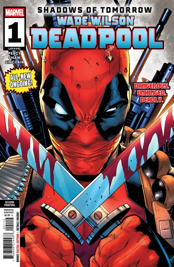 Wolverine: Weapons of Armageddon #1 & Wade Wilson: Deadpool #1 - 2nd printings