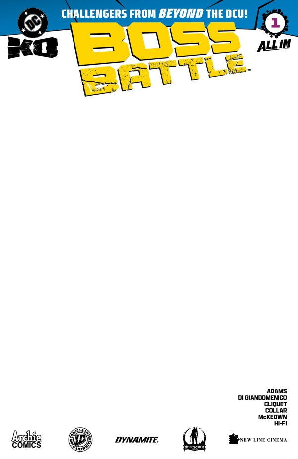 DC K.O.: Boss Battle #1 - 8 comic cover run