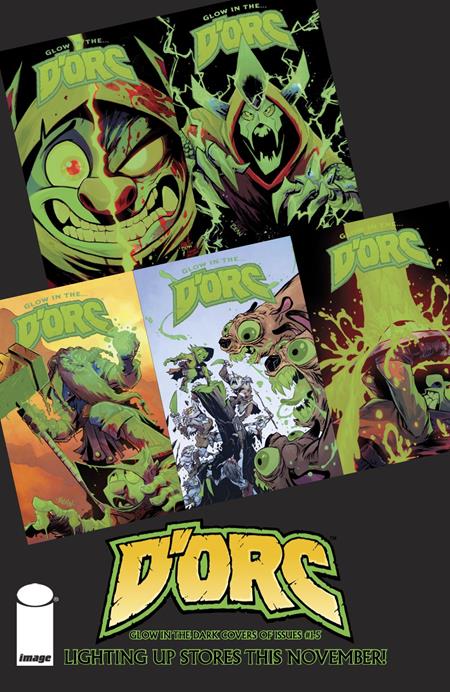 D'Orc #1-#5 Glow In The Dark Set (5 comics)