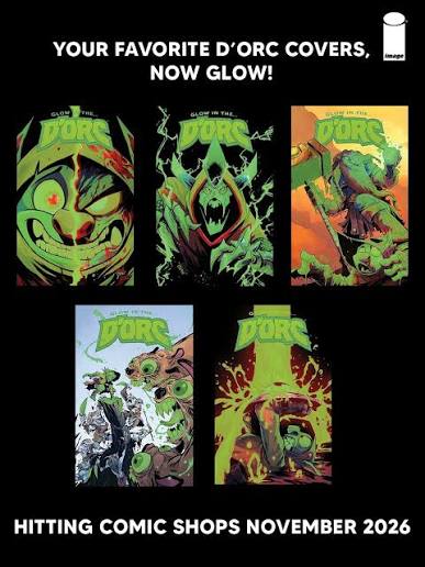 D'Orc #1-#5 Glow In The Dark Set (5 comics)
