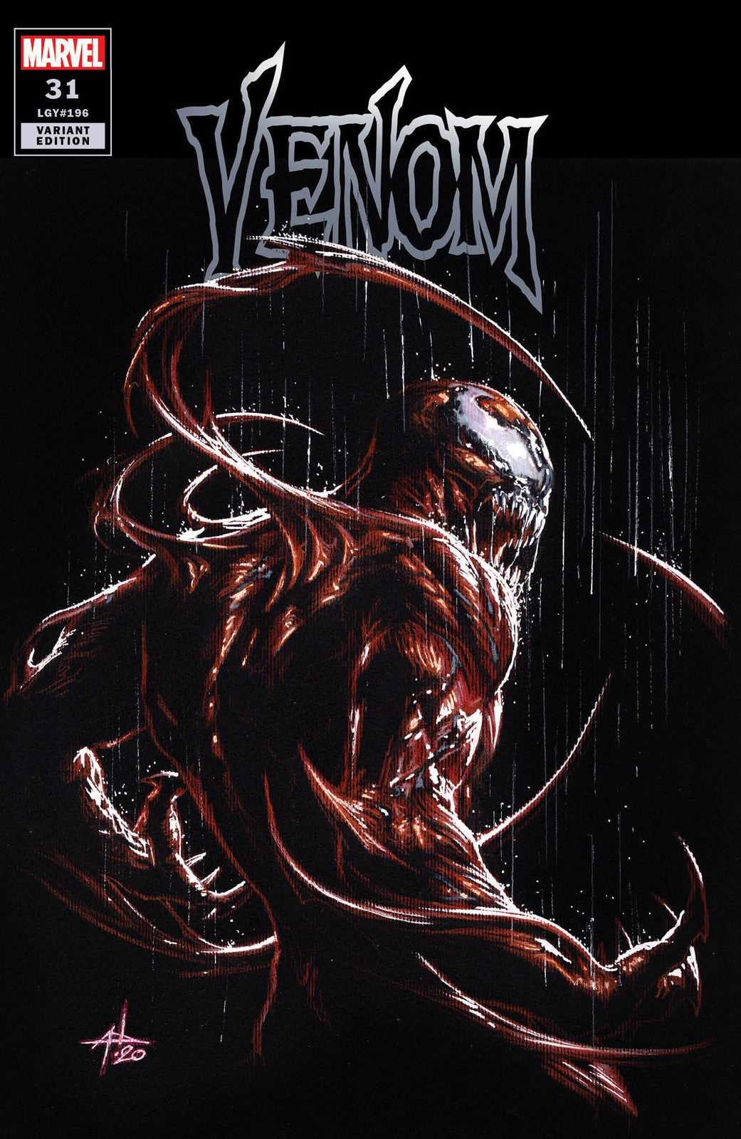Venom #31 Unknown Comics Gabriele Dell'Otto Exclusive Carnage Variant