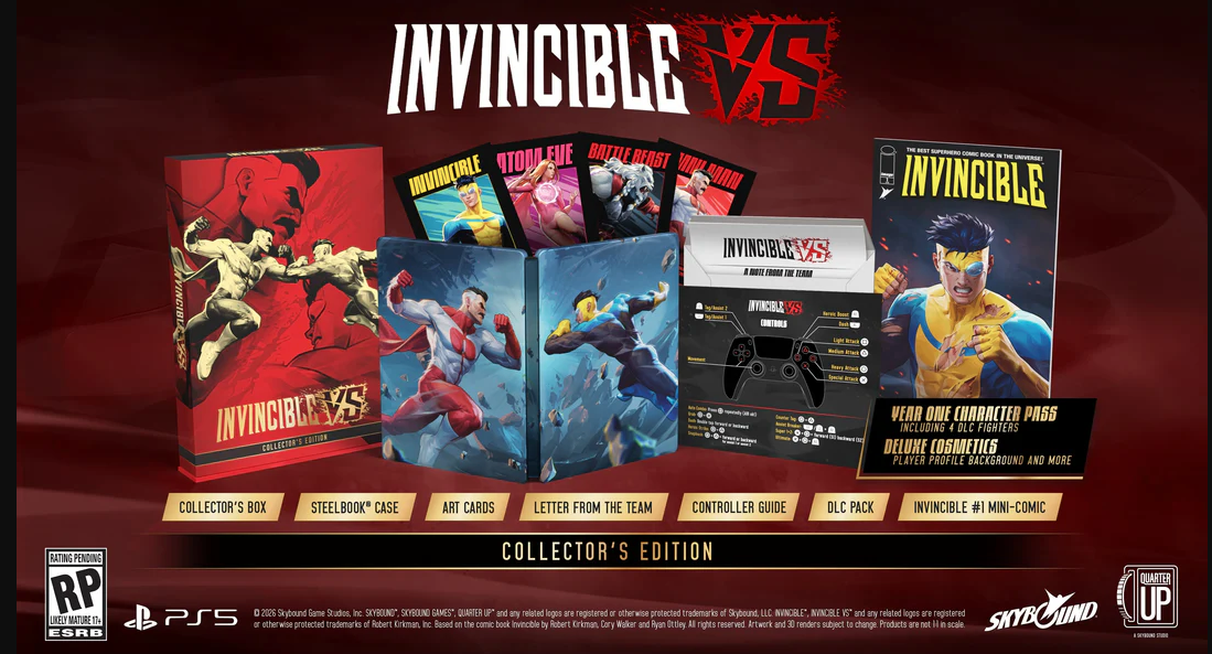 Invincible VS PS5 Lunar Exclusive Collector's Edition Bundle