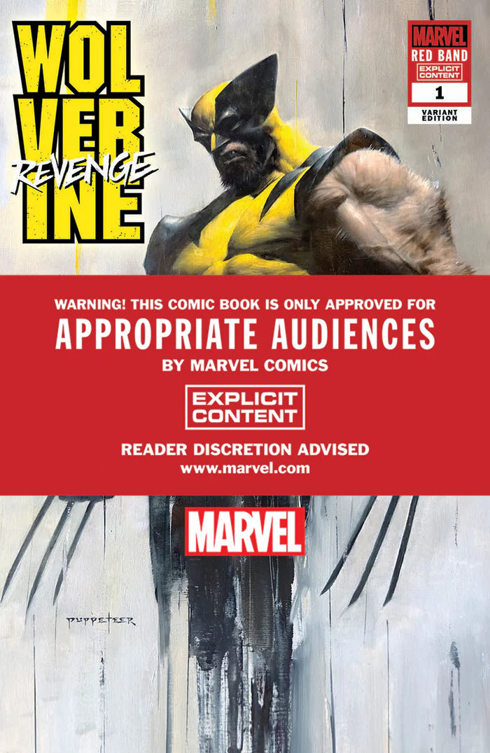 Wolverine: Revenge - Red Band #1 Unknown Comics Puppetter Lee Exclusive Variant (polybagged)