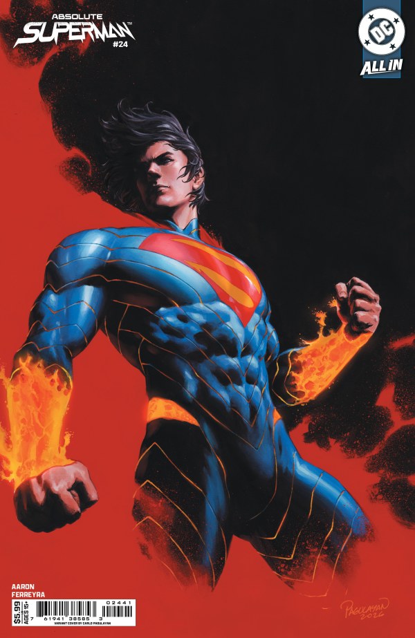 Absolute Superman #24 - 4 comic lot (Absolute Steel gets a new suit)