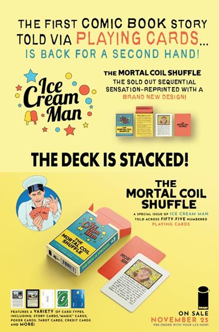 Ice Cream Man: The Mortal Coil Shuffle Card Set Special #1 - 2nd print