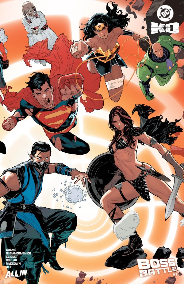 DC K.O.: Boss Battle #1  - 8 comic cover run