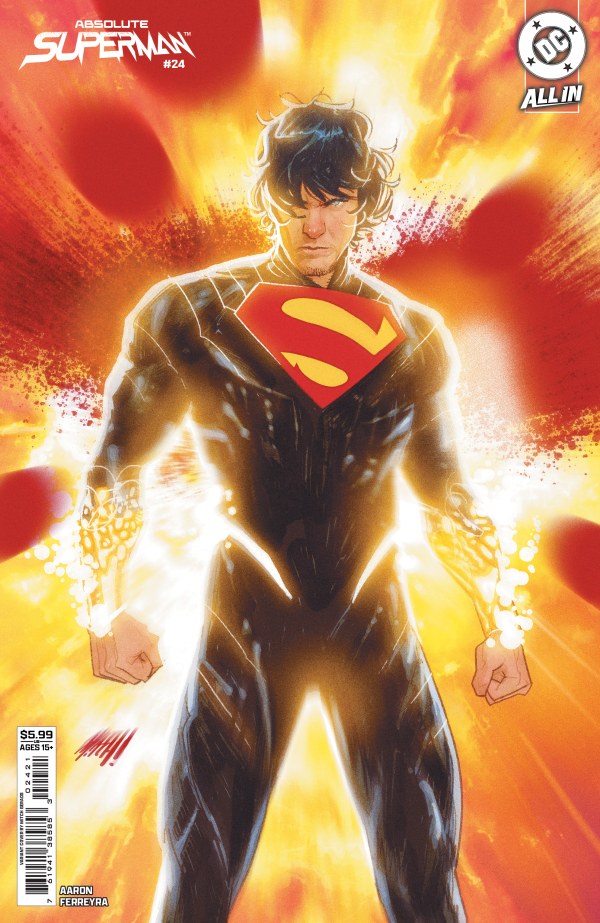 Absolute Superman #24 - 4 comic lot (Absolute Steel gets a new suit)