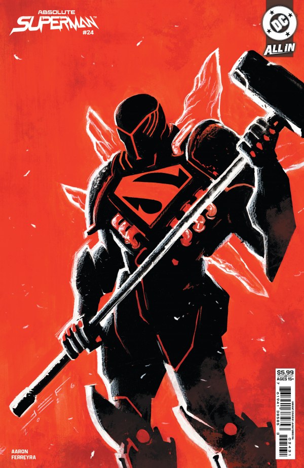 Absolute Superman #24 - 4 comic lot (Absolute Steel gets a new suit)