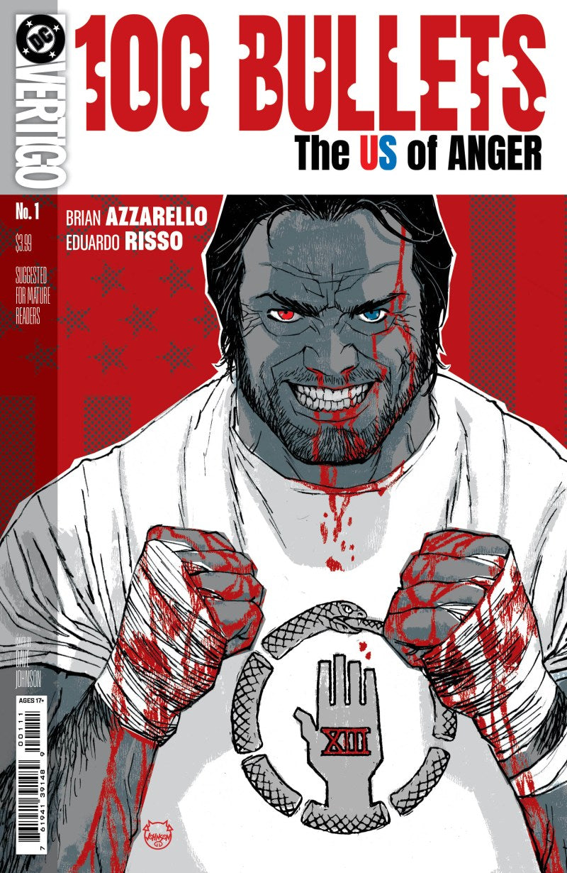 100 Bullets: The US of Anger #1 - 4 comic lot (Jock cover)