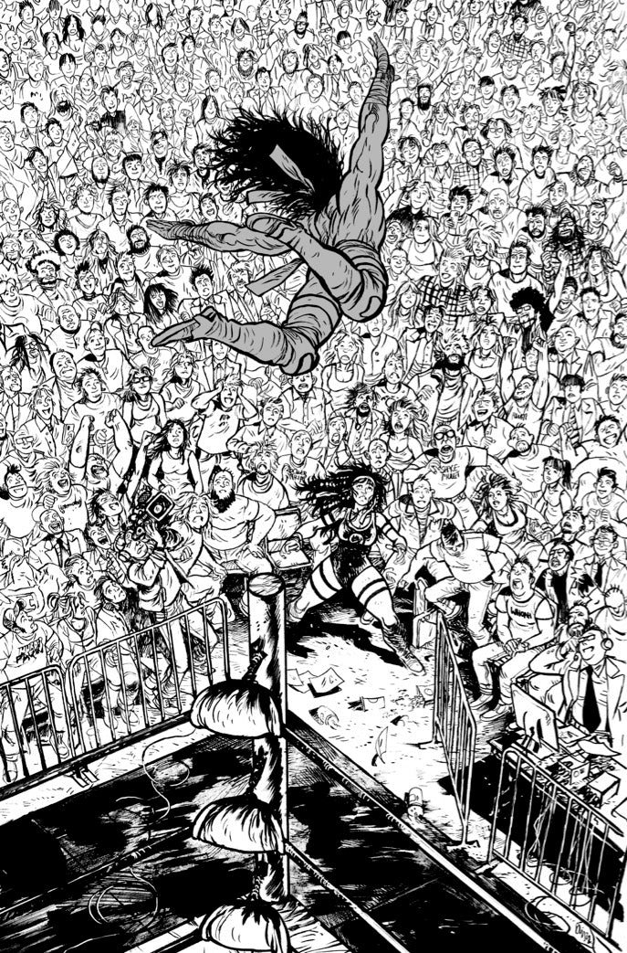 Do a Powerbomb: Black & White #1 (DWJ)