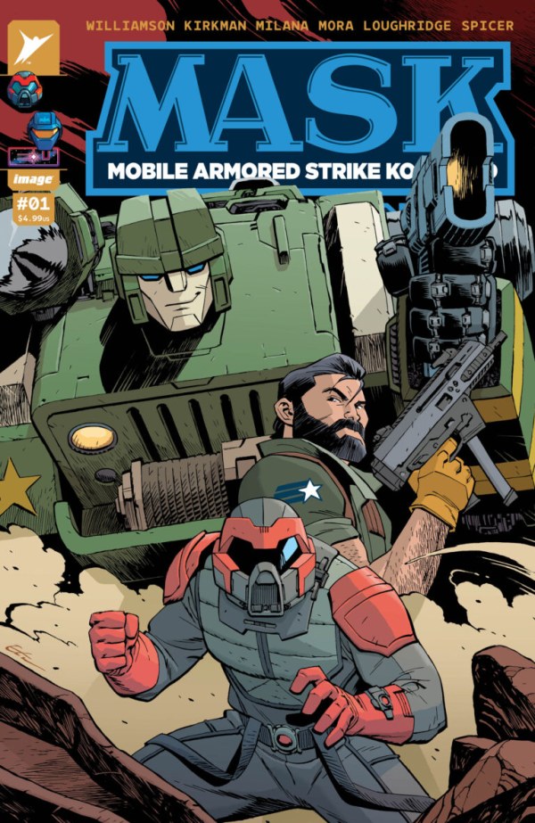 M.A.S.K. Origins #1 - 5 comic lot (Robert Kirkman)