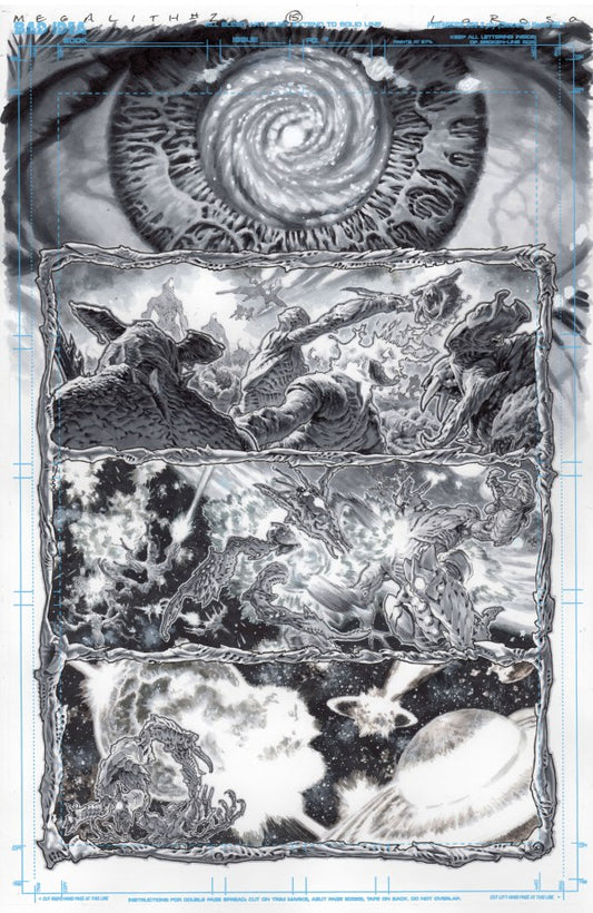 The Olympus Saga: Megalith #1 - 30 cover sketch lot