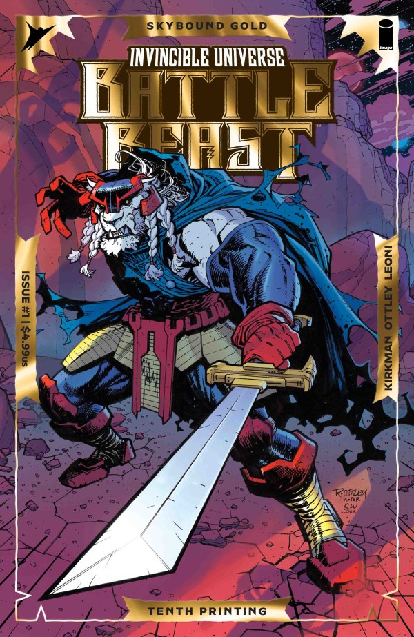 Invincible Universe: Battle Beast #1 - 10th Printing Embossed Foil