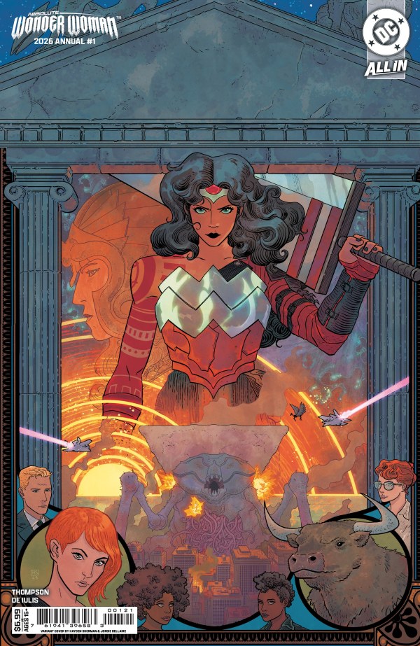 Absolute Wonder Woman 2026 Annual #1  - 4 comic cover run